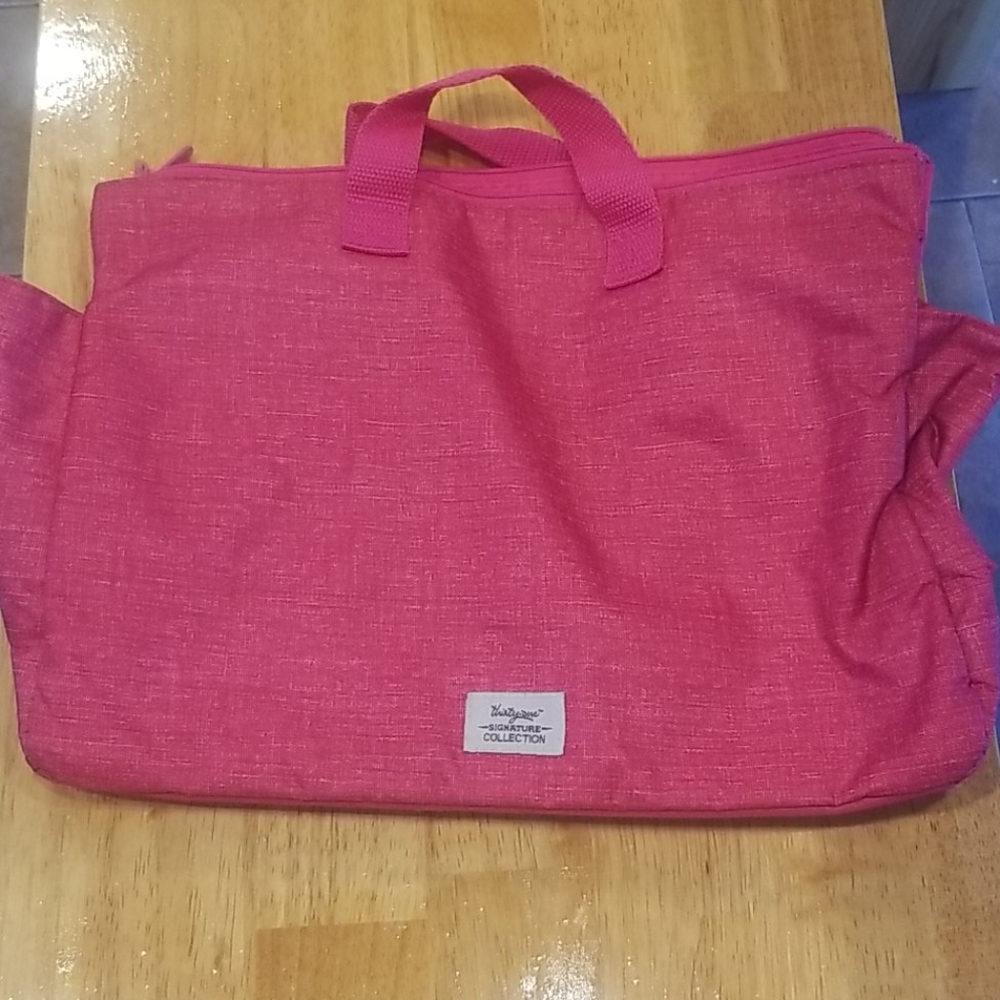 Thirty-One Swap It Pocket- Pink Cross Pop